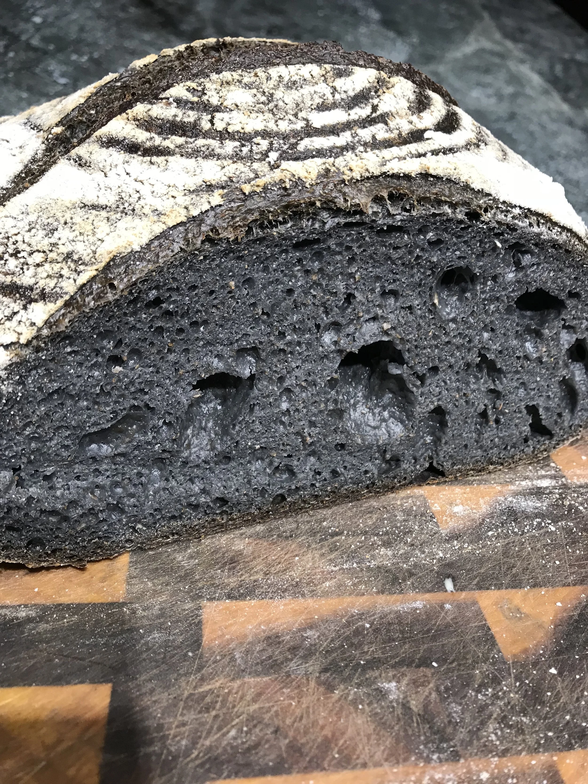 Coconut Charcoal Sourdough