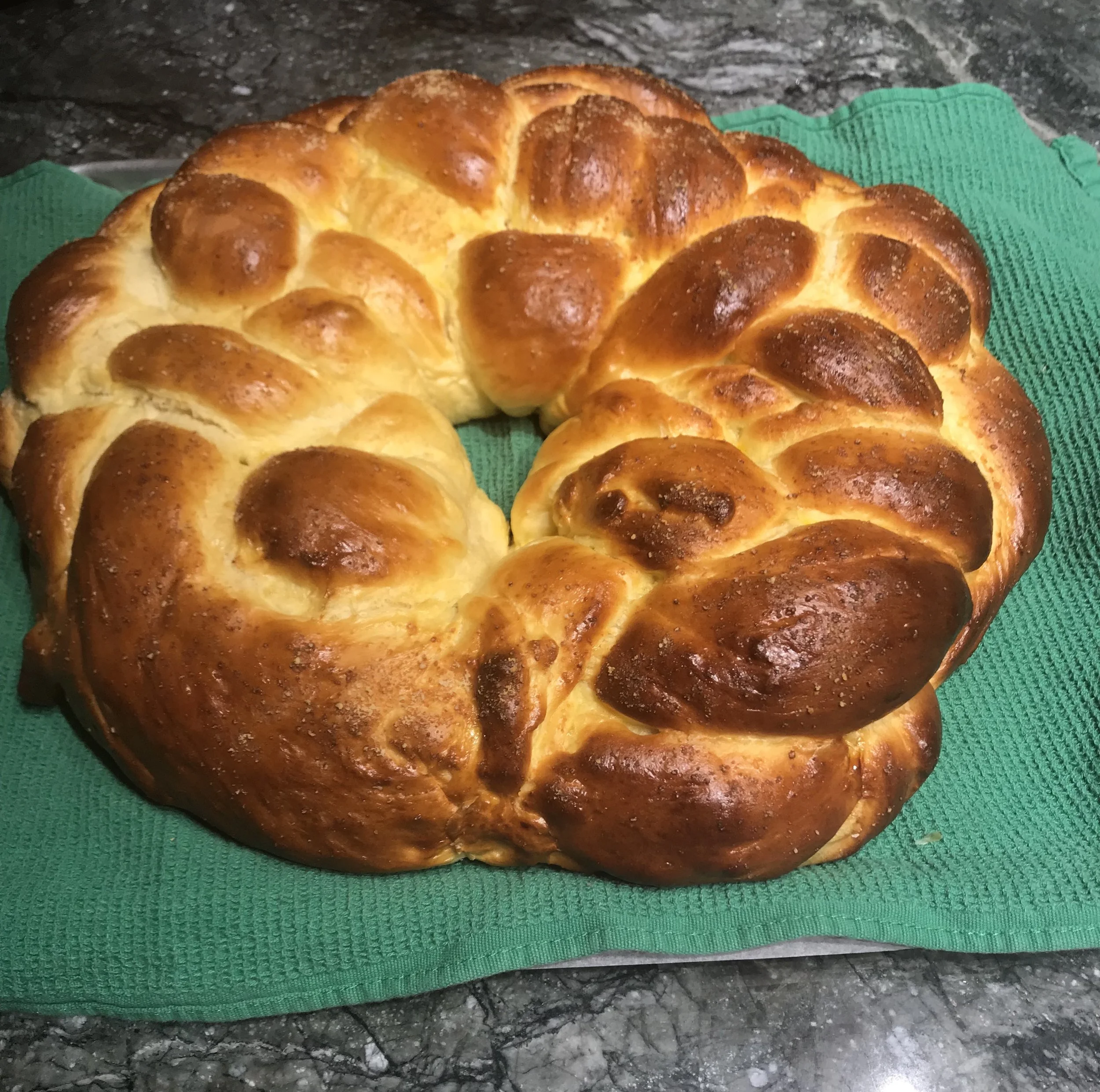 Happy Easter to you all with my giant Challah!