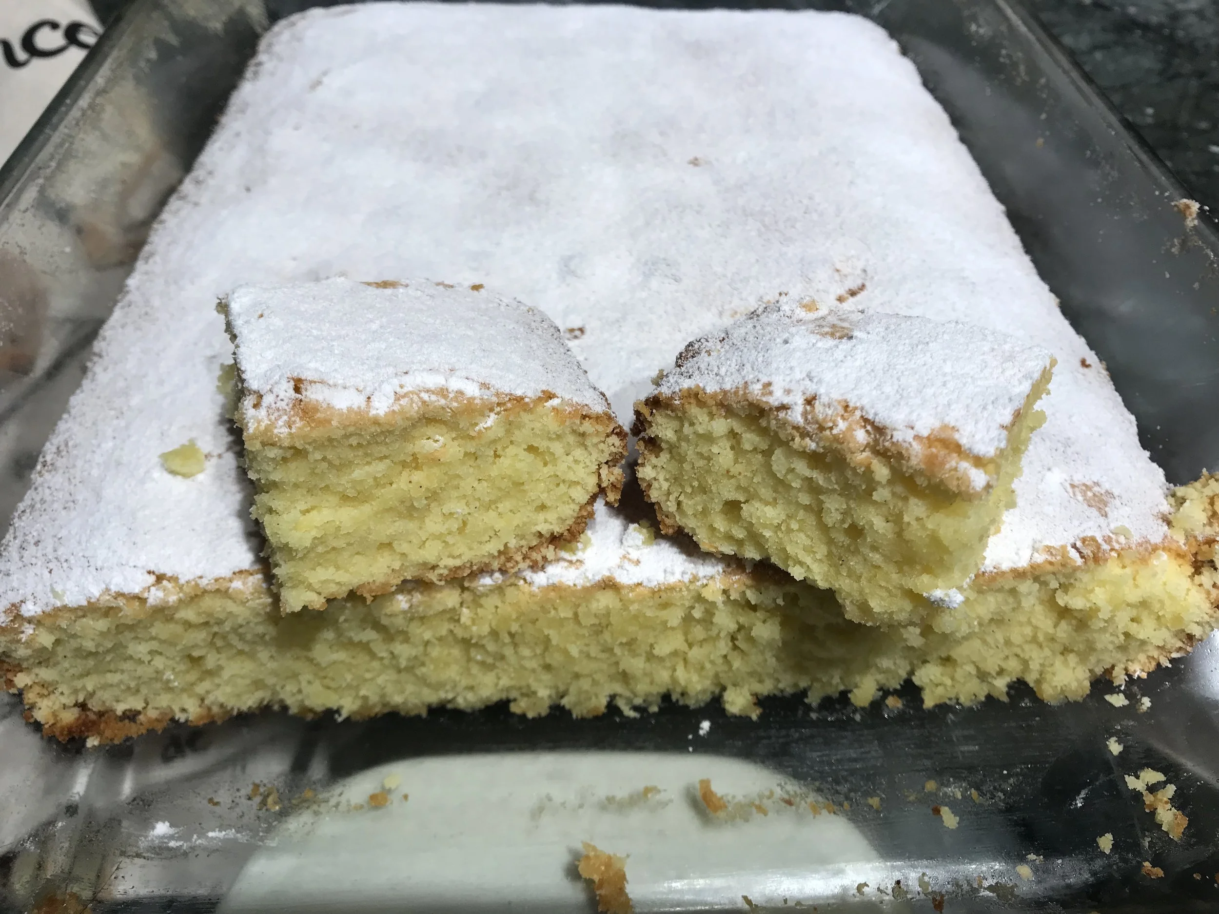 Coconut and Lemon Slice