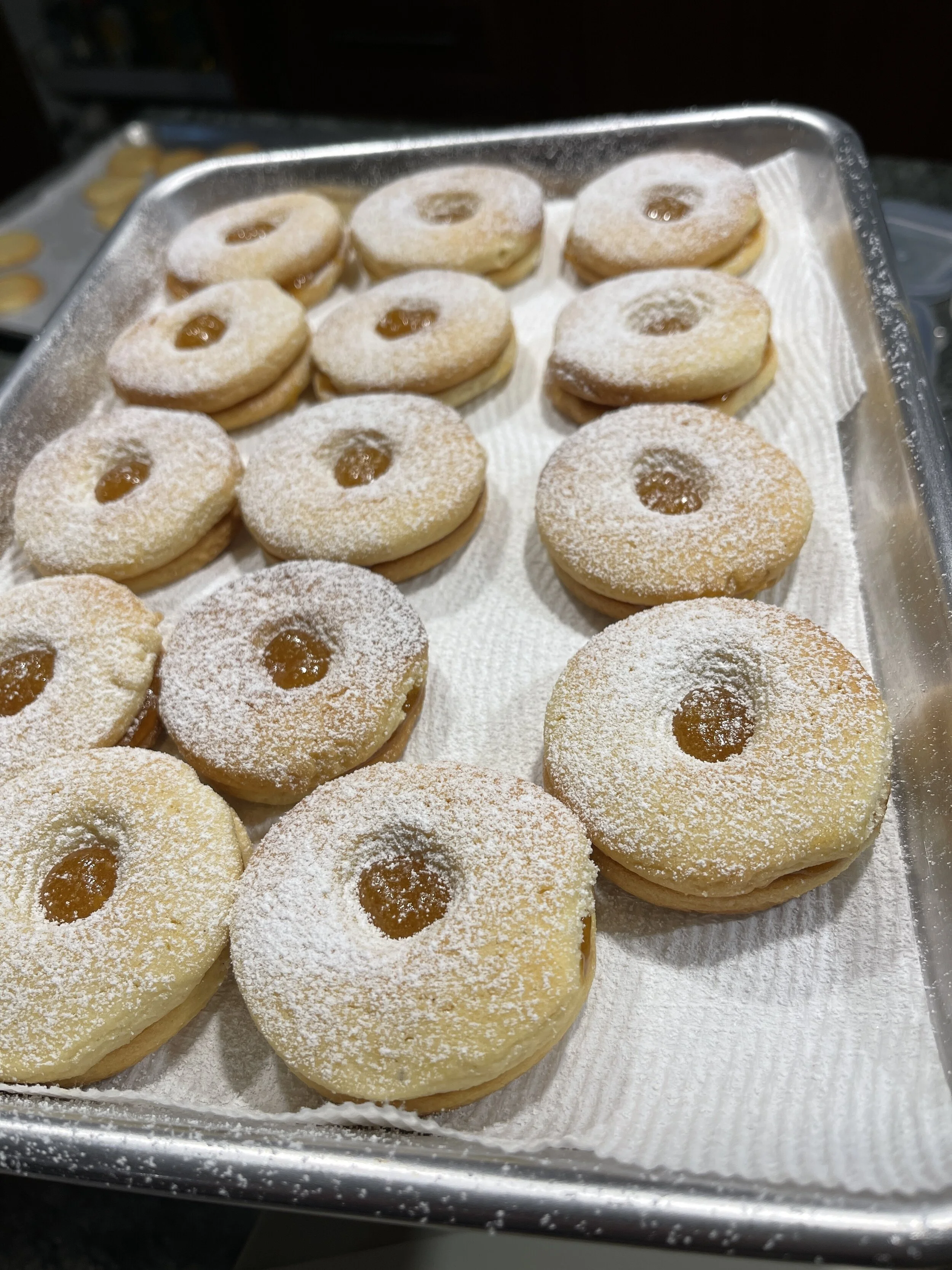 My Almond Jam Cookies