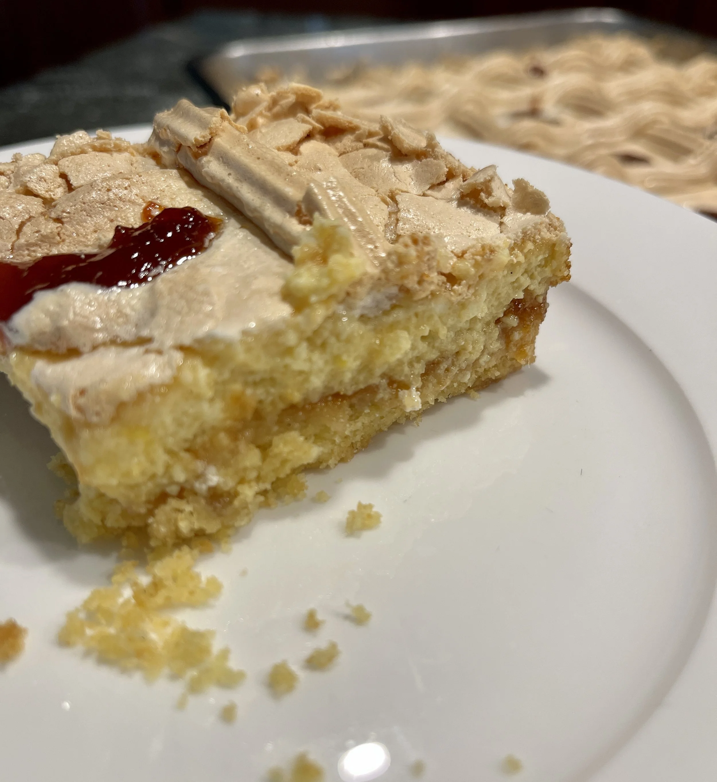 Sweet Ricotta Slice (Hungarian Rakoczi Turos)