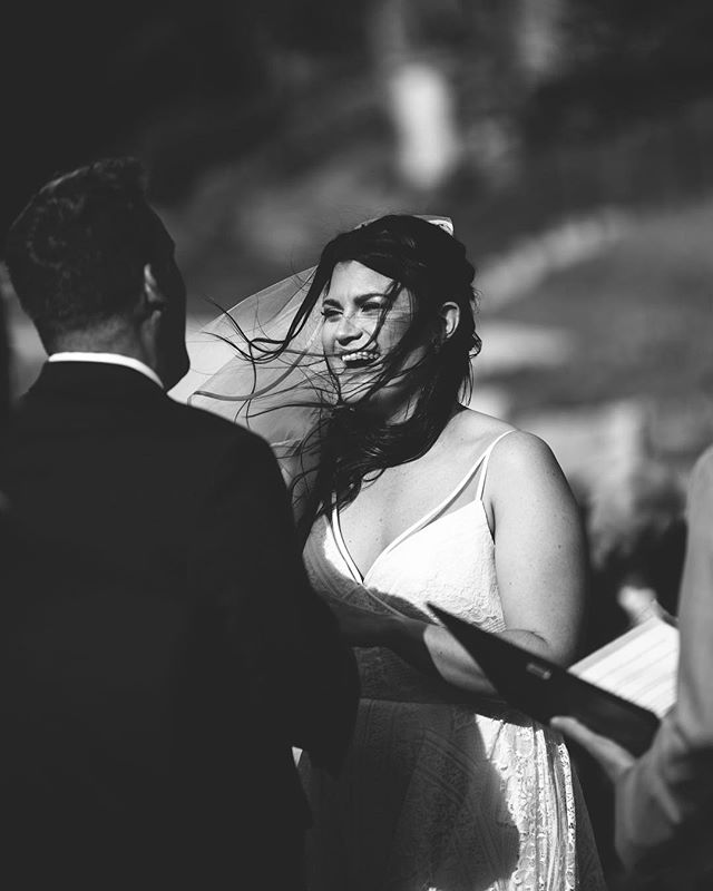 This bride and this wind. And how much she clearly loves her groom. 😍😍 @iamadrake @jh_drake