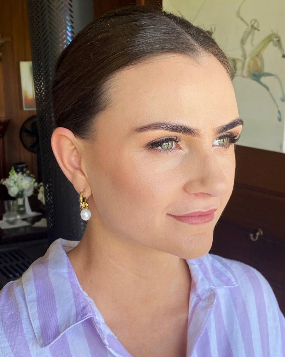 SWIPE for before and after -
For me, bridal makeup isn&rsquo;t about changing how you look with heavy contouring, dramatic eye makeup or shape tapes. 
It&rsquo;s about enhancing your features, making what you already have stand out. Keeping it fresh 