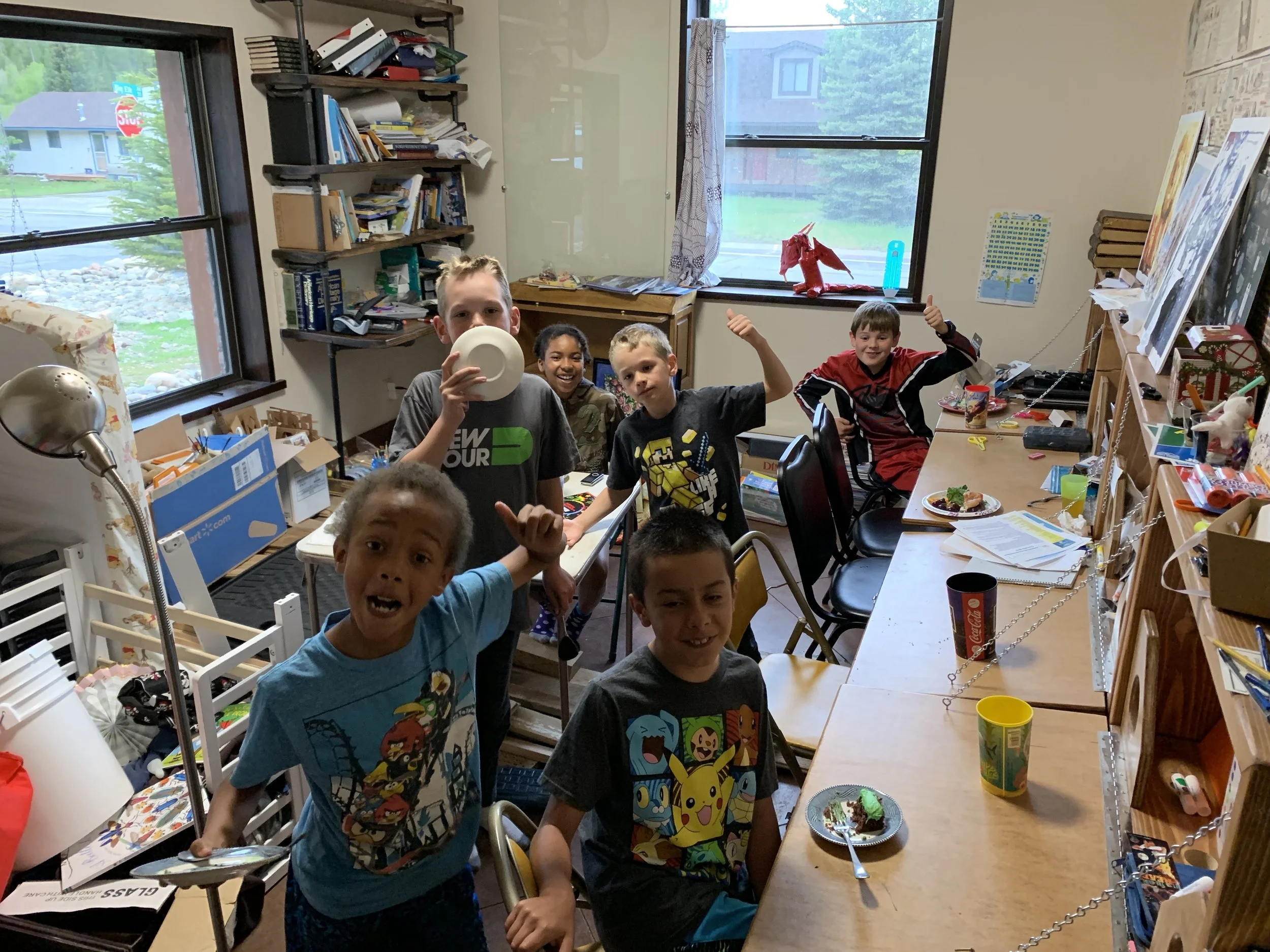 Crazy kids.
