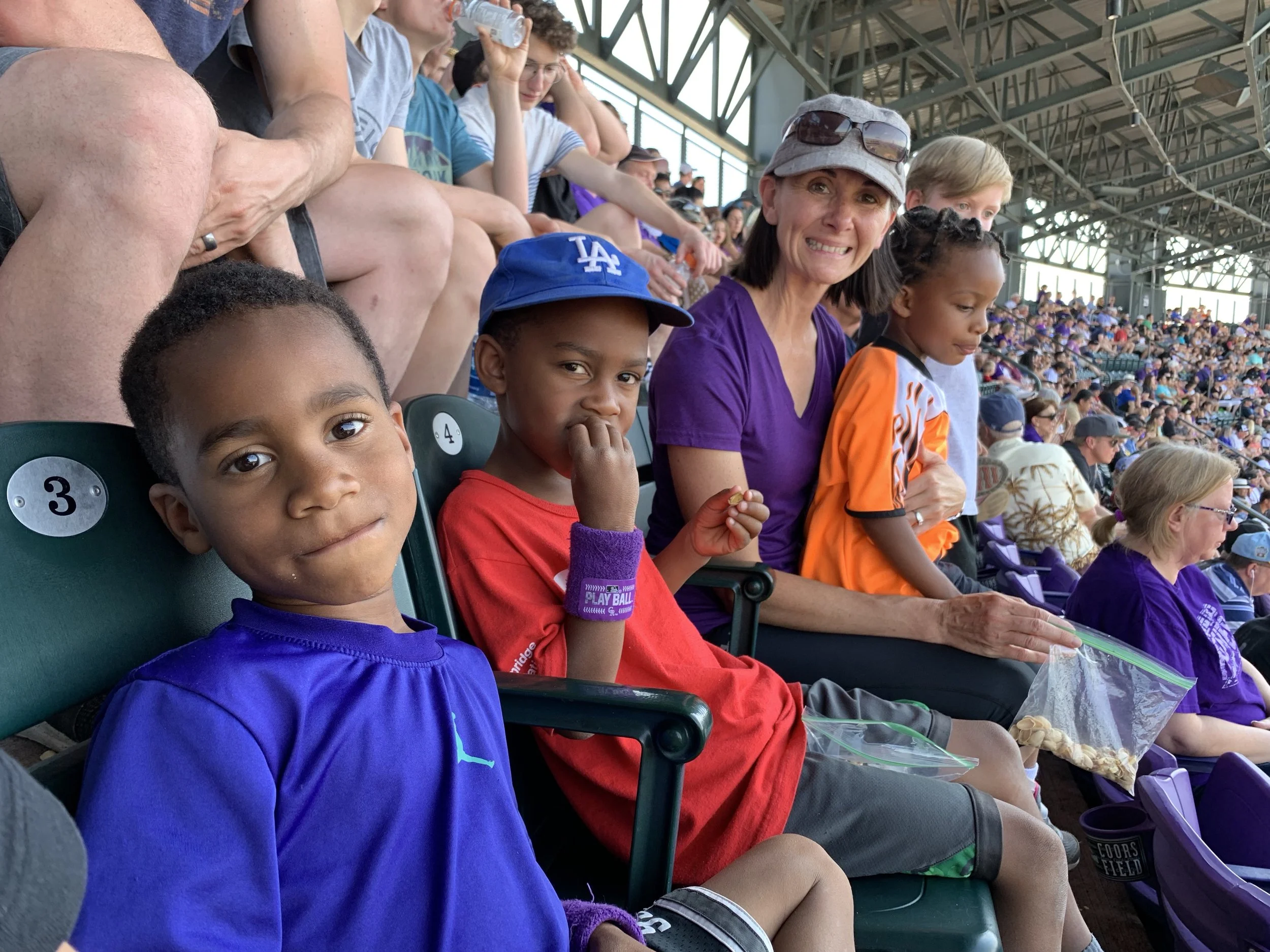 And hooray for a Rockies Faith day game! They won - Too cool.