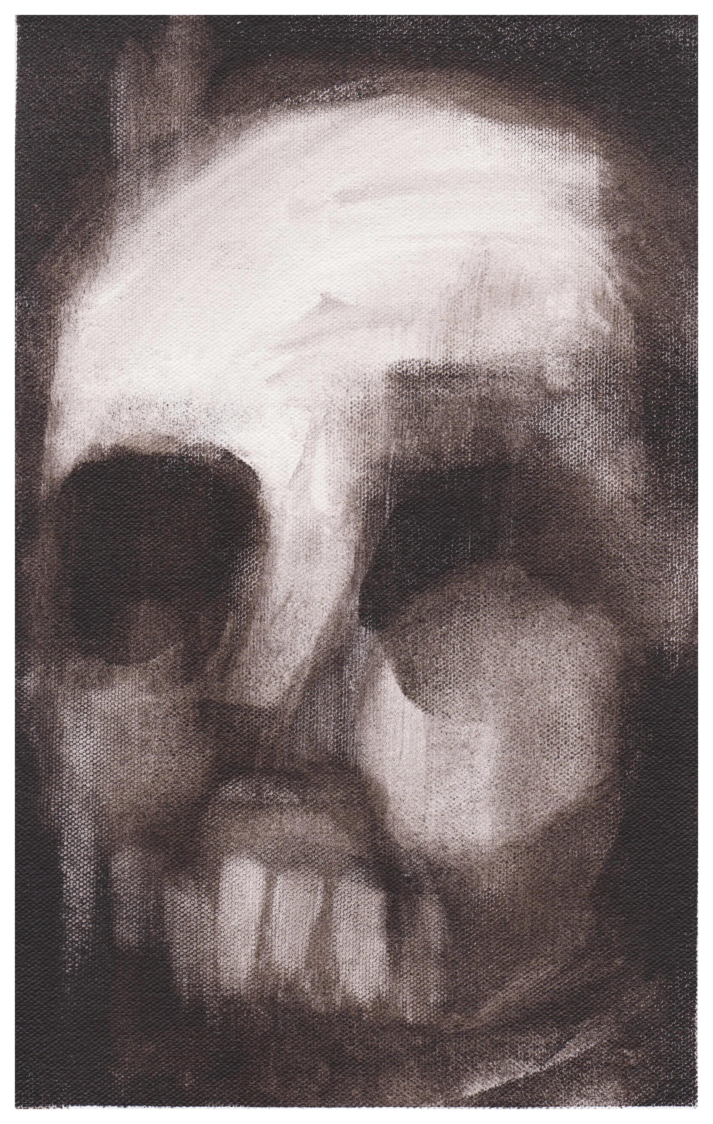 acrylic on canvas pad 8.5 x 13 inches 2017