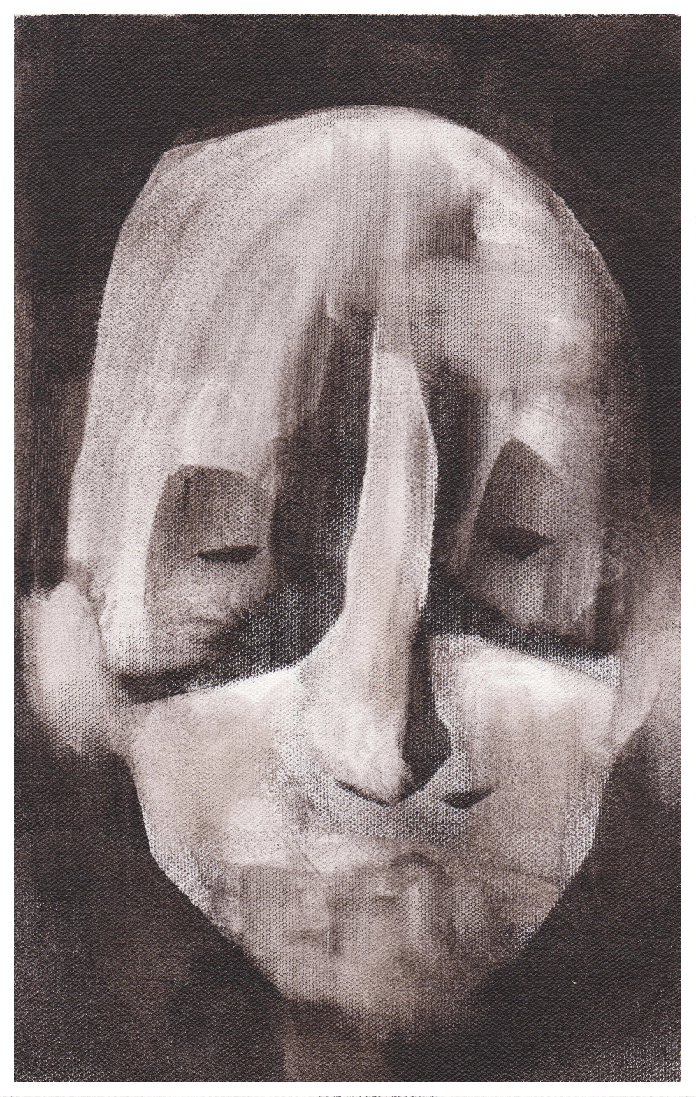 acrylic on canvas pad 8.5 x 13 inches 2017
