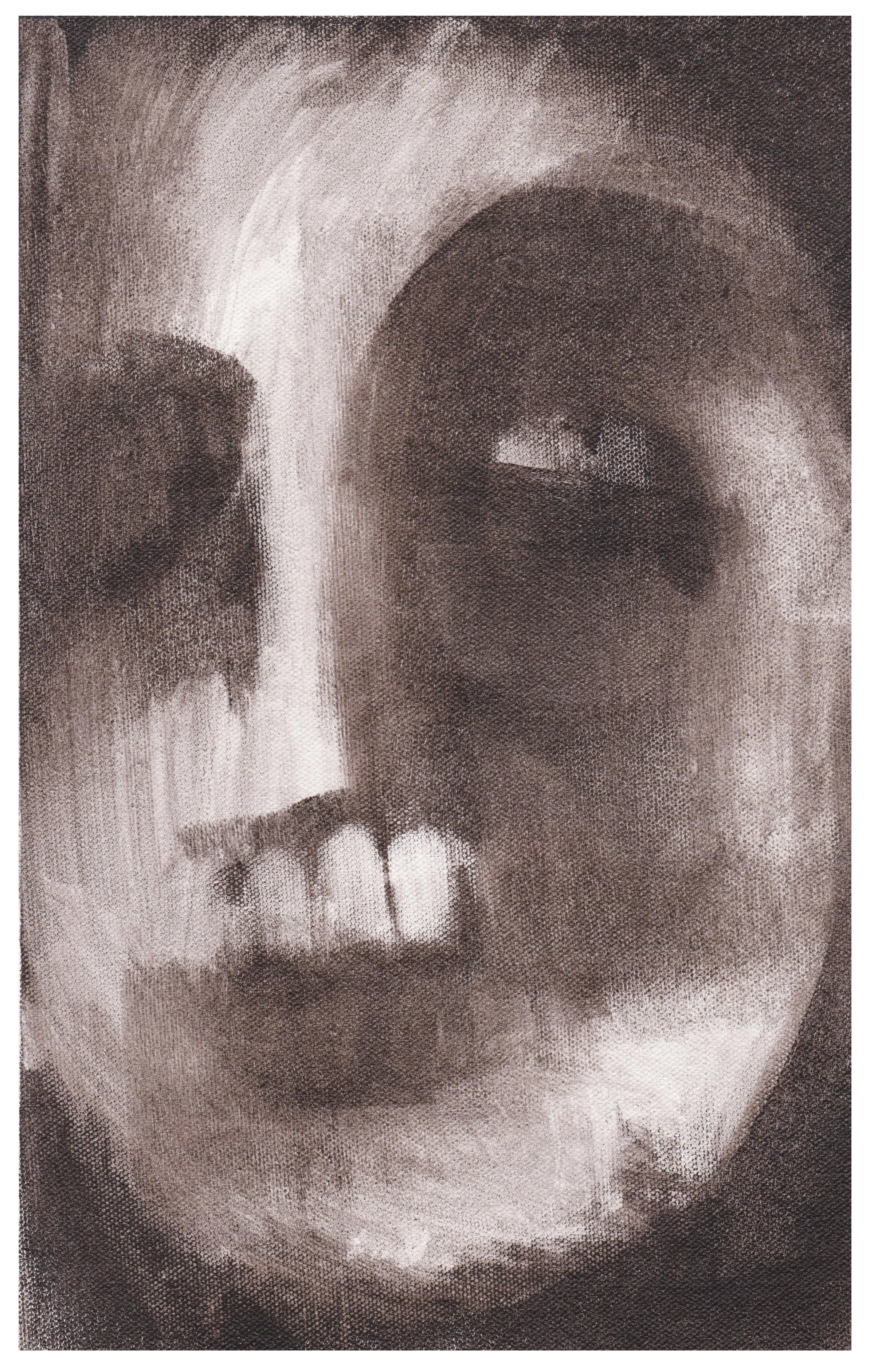 acrylic on canvas pad 8.5 x 13 inches 2017
