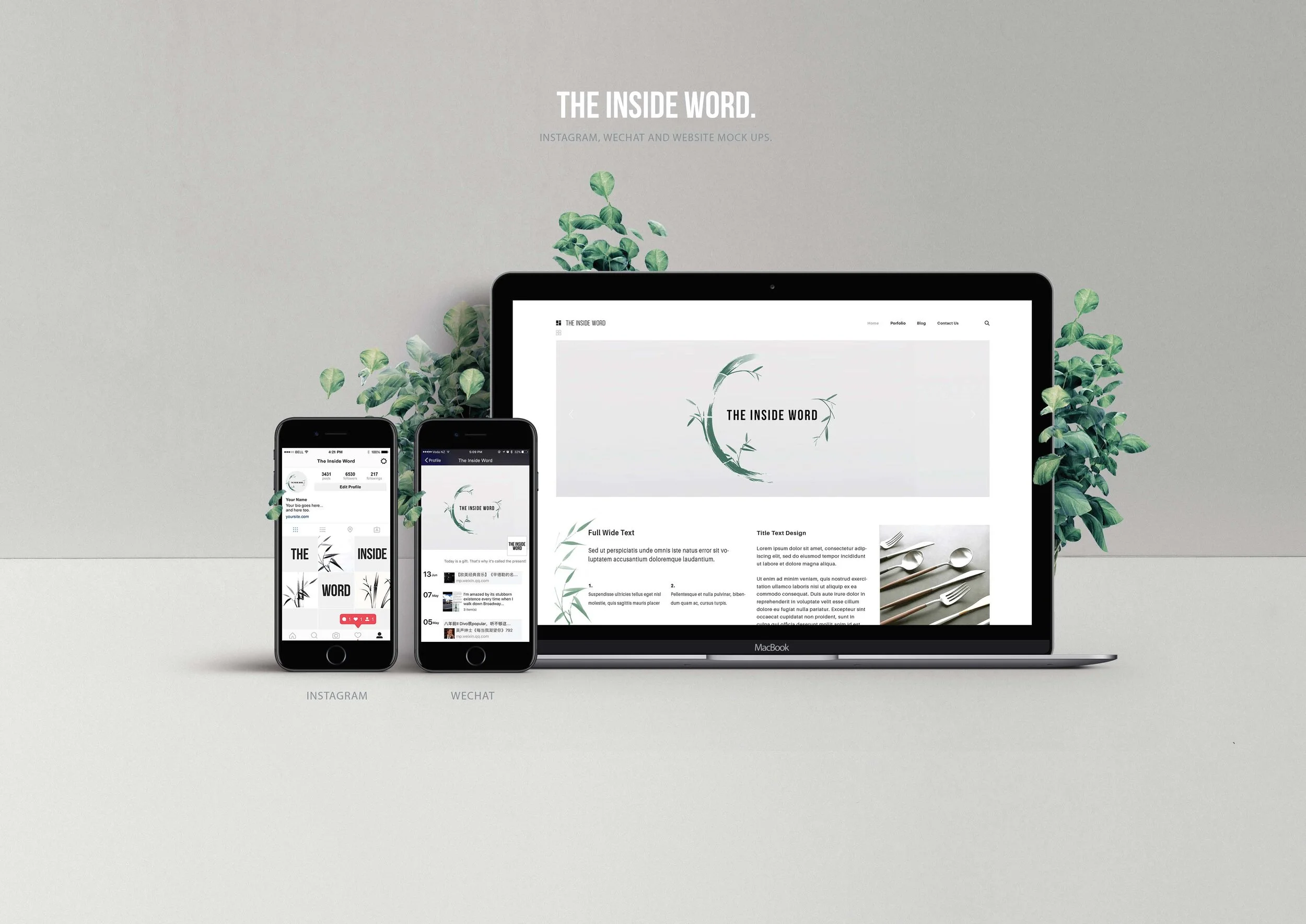 Bamboo has long been the Chinese symbol for strength, fast-growth and resilience. The perfect symbol for The Inside Word.