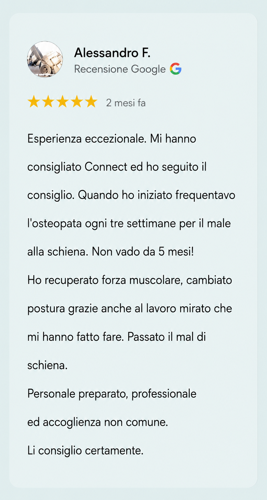 google review pilates studio connect