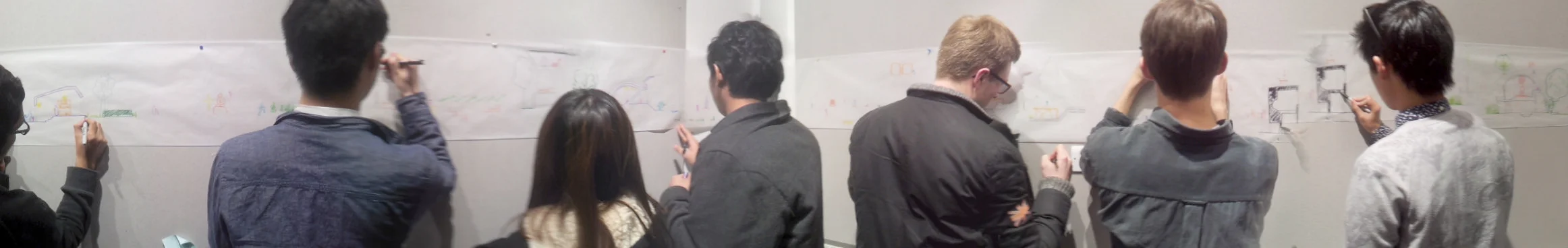 ESALA 2nd years - group section drawing
