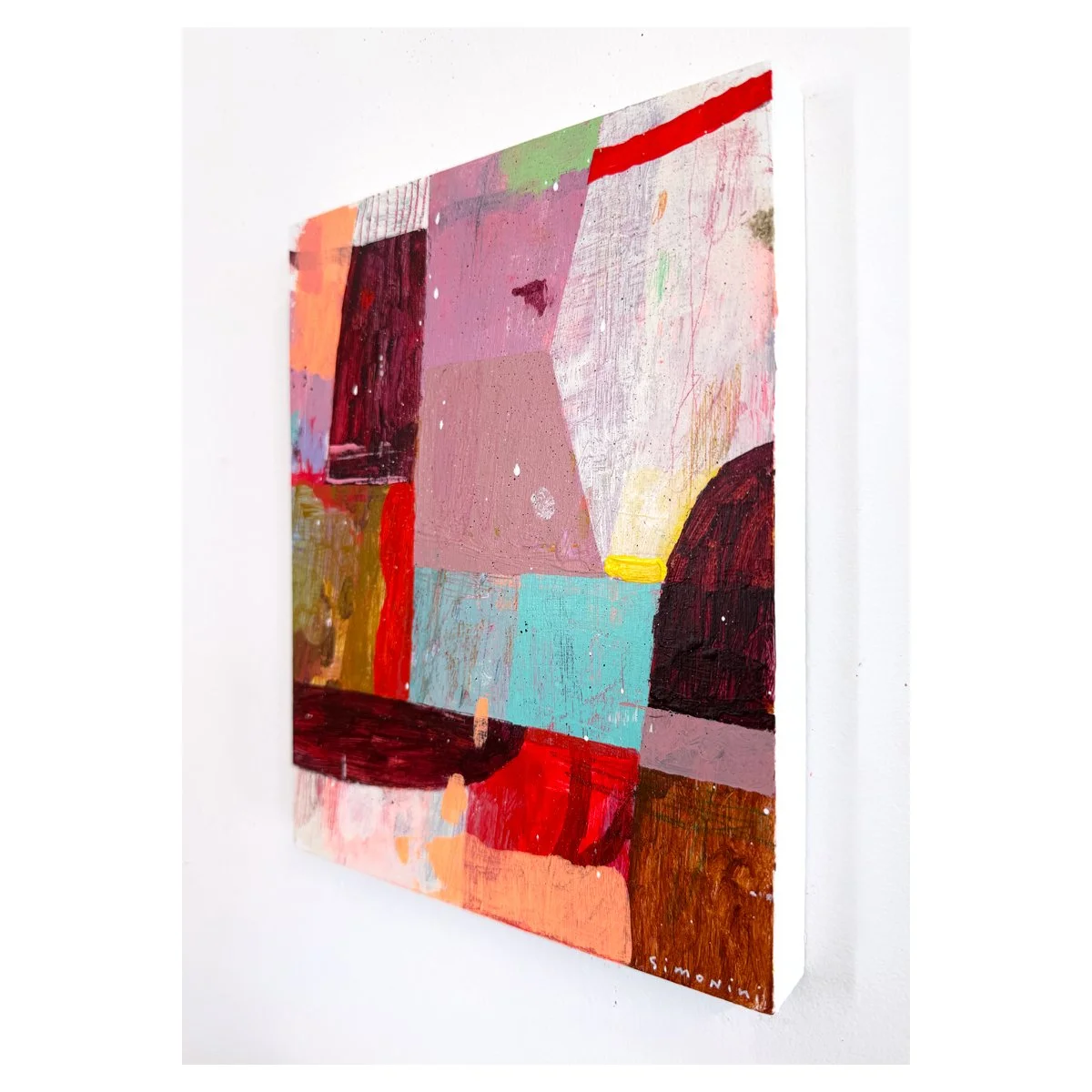 simonini_chasing summer_20x25cm_acrylic on board_sideview.jpg