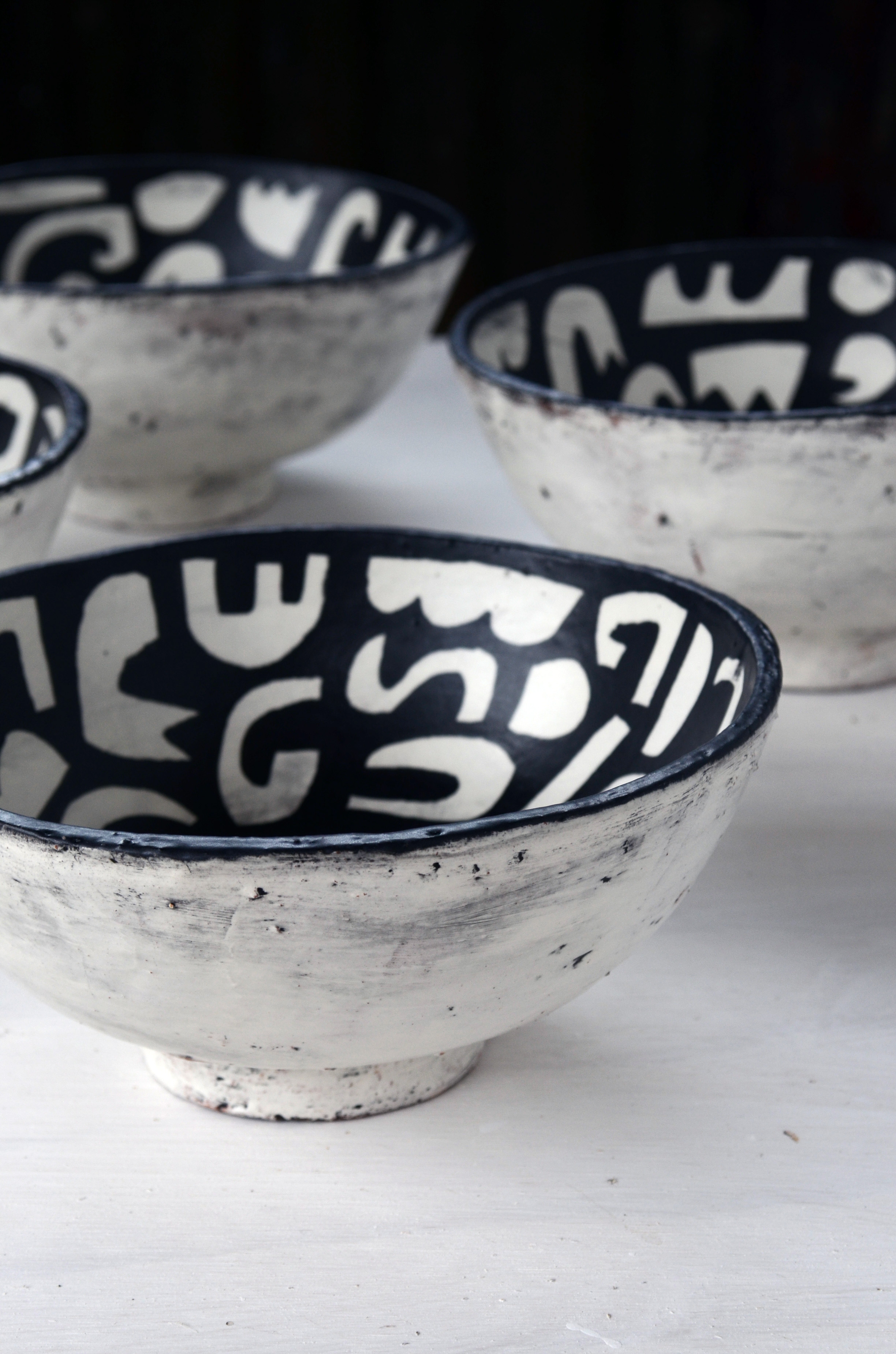 Abstract Noodle Bowls