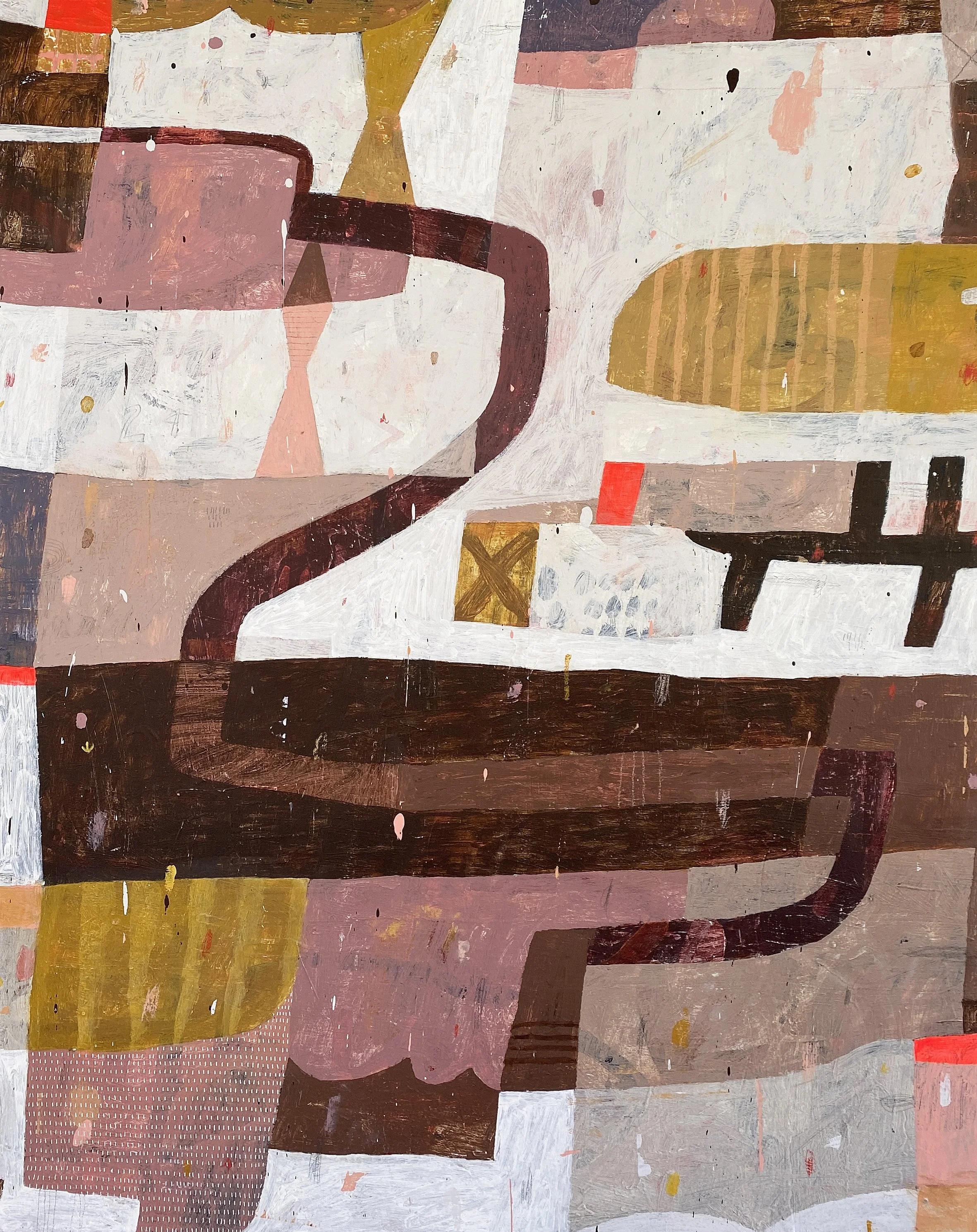 Twist and Turns 80x100cm
