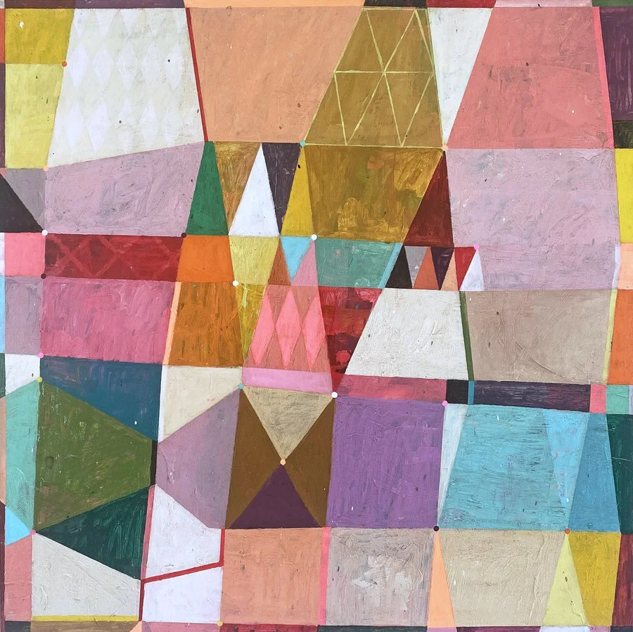 Double Guess, 80x80cm.  SOLD.