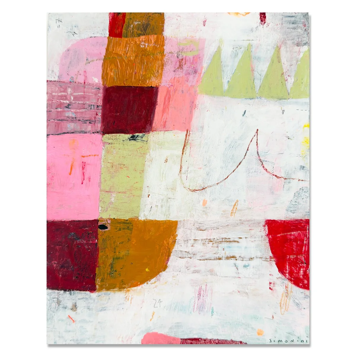 Raspberry Farm, 20x25cm.  SOLD