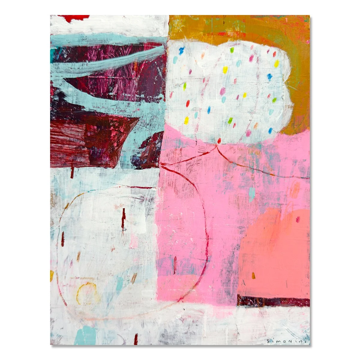 Sun Shower, 20x25cm.  SOLD