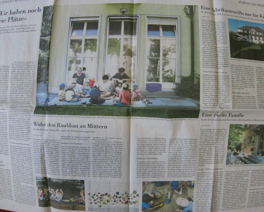 NZZ Artikel über die Krippe 