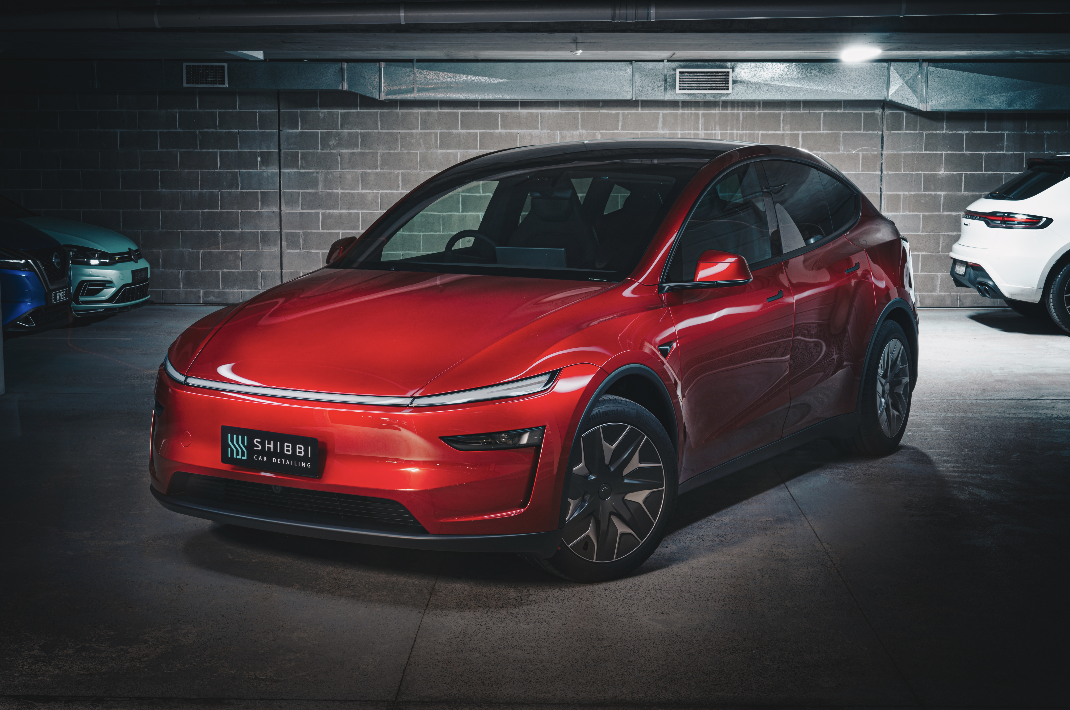 shibbi car detail mobile car detailing ceramic coating Tesla Model YL Rose Bay Sydney.
