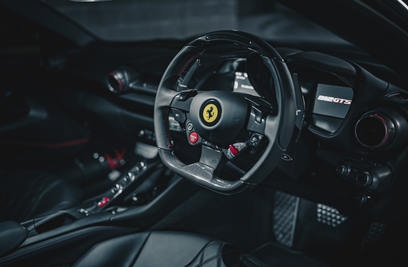 shibbi car detail interior detail ferrari 812 gts