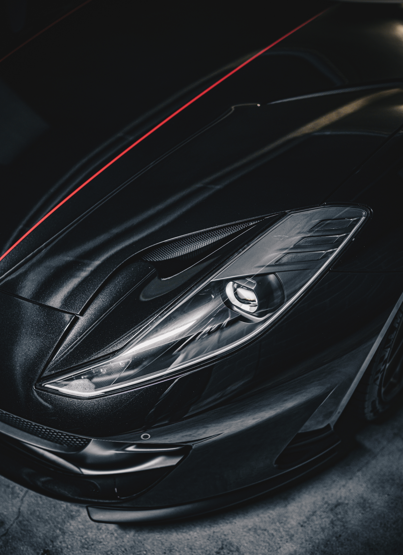 Shibbi Car Detail mobile car detailing applying premium ceramic coating to a Ferrari 812 GTS for paint protection and hydrophobic gloss in Rose Bay, Sydney.