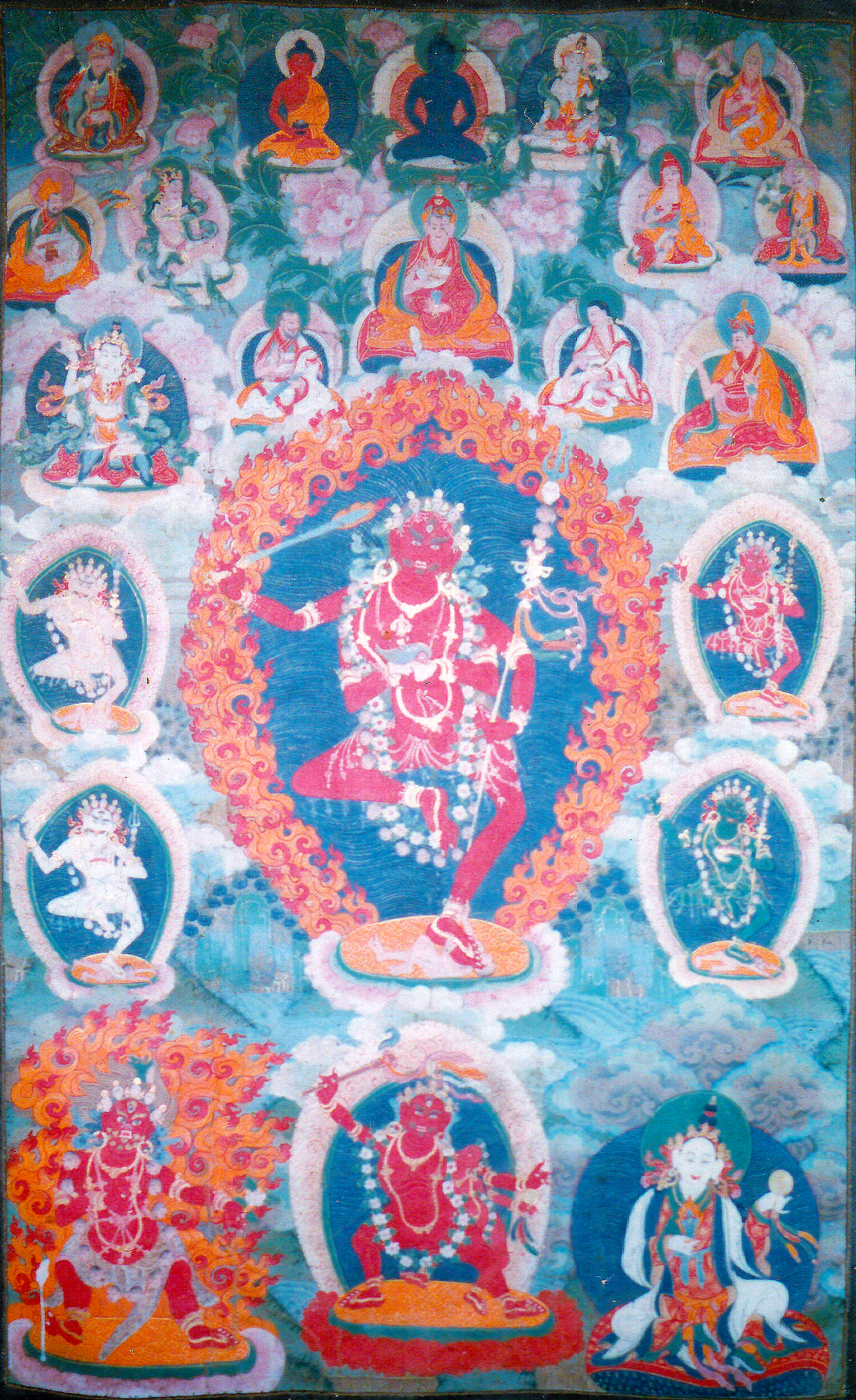 Khandro Sangwa Yeshe is the main cycle of teachings from the Lelung lineage. Concealed by Guru Padmasambhava, these teachings were later rediscovered by the Fifth Lelung Rinpoche who taught them widely