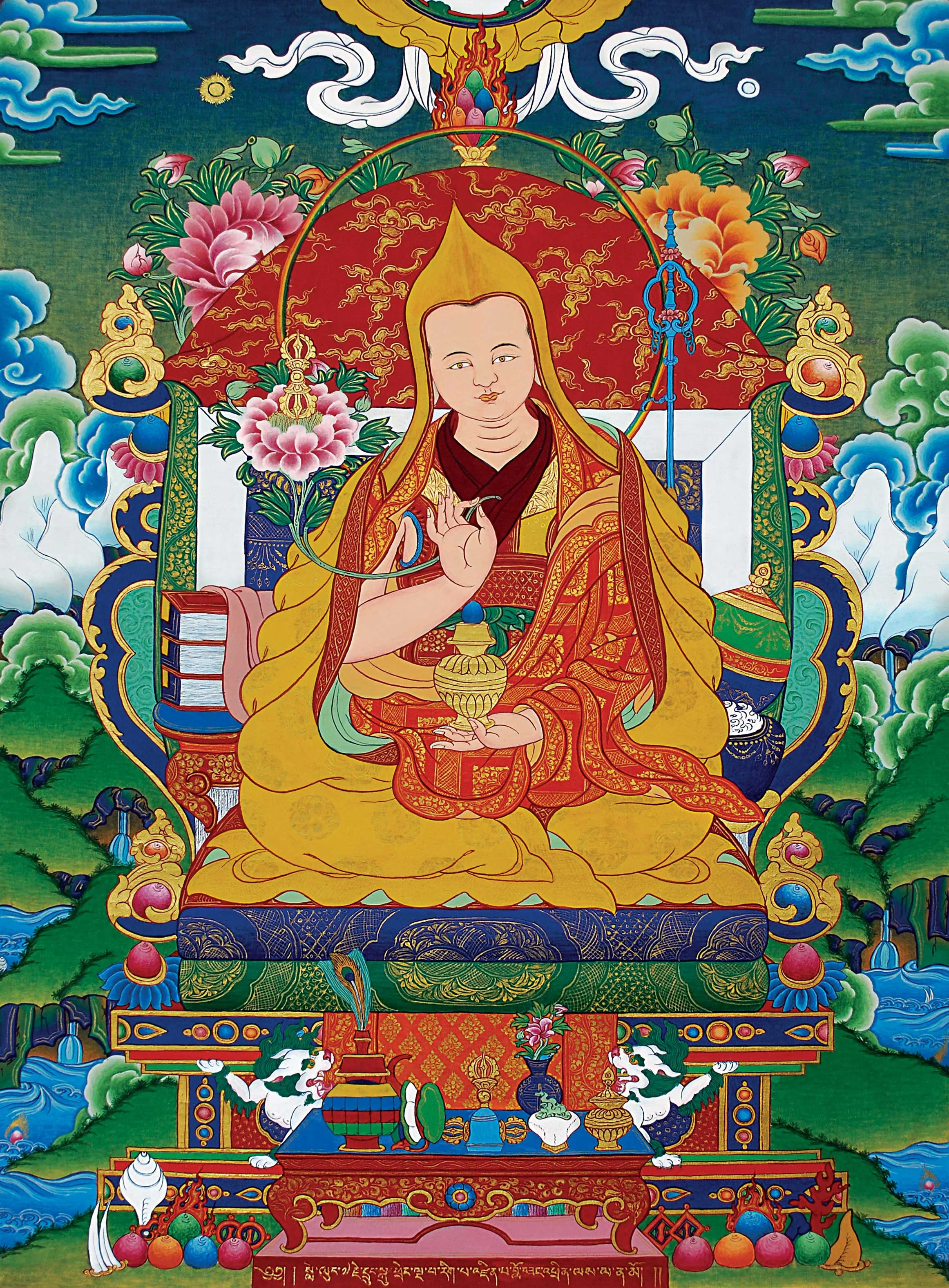 An heroic figure in the history of the Lelung lineage, the Fifth Lelung Rinpoche, Pema Zhepai Dorje, revealed many sacred teachings, wrote numerous manuscripts and built a new monastery in Lelung Valley