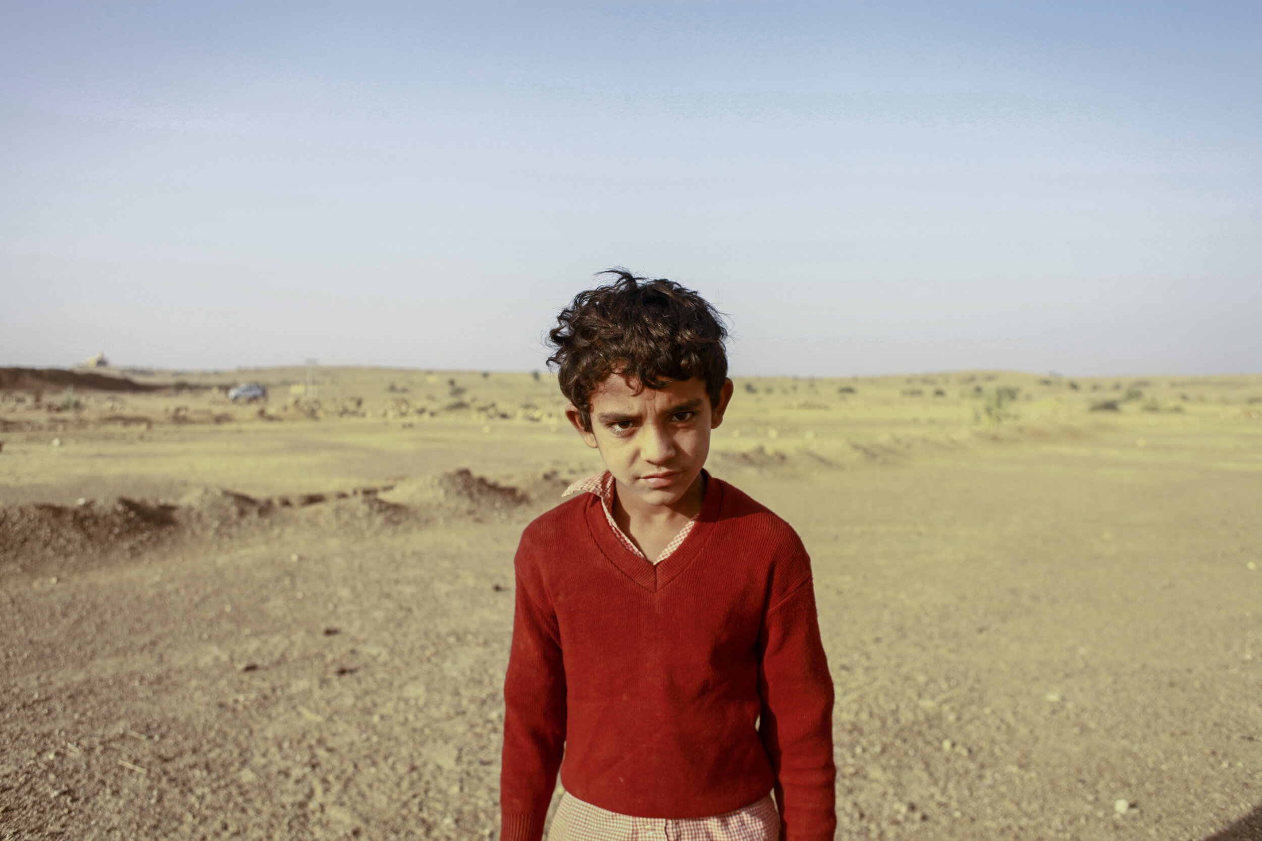 Boy in a red jumper, Jaisalmer, India.  (Copy)