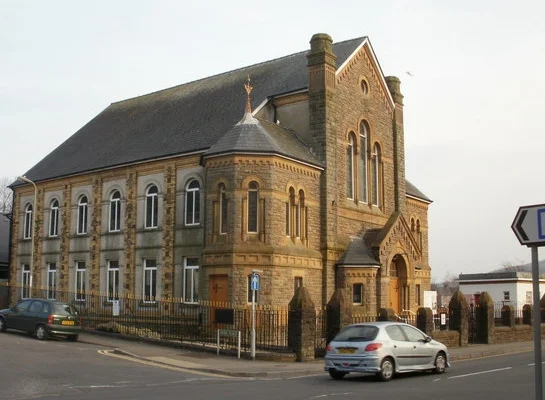 "In 1835 a small Church called 'Moriah' was started in Risca". Since then the church moved with the current building sitting in the heart of the community.