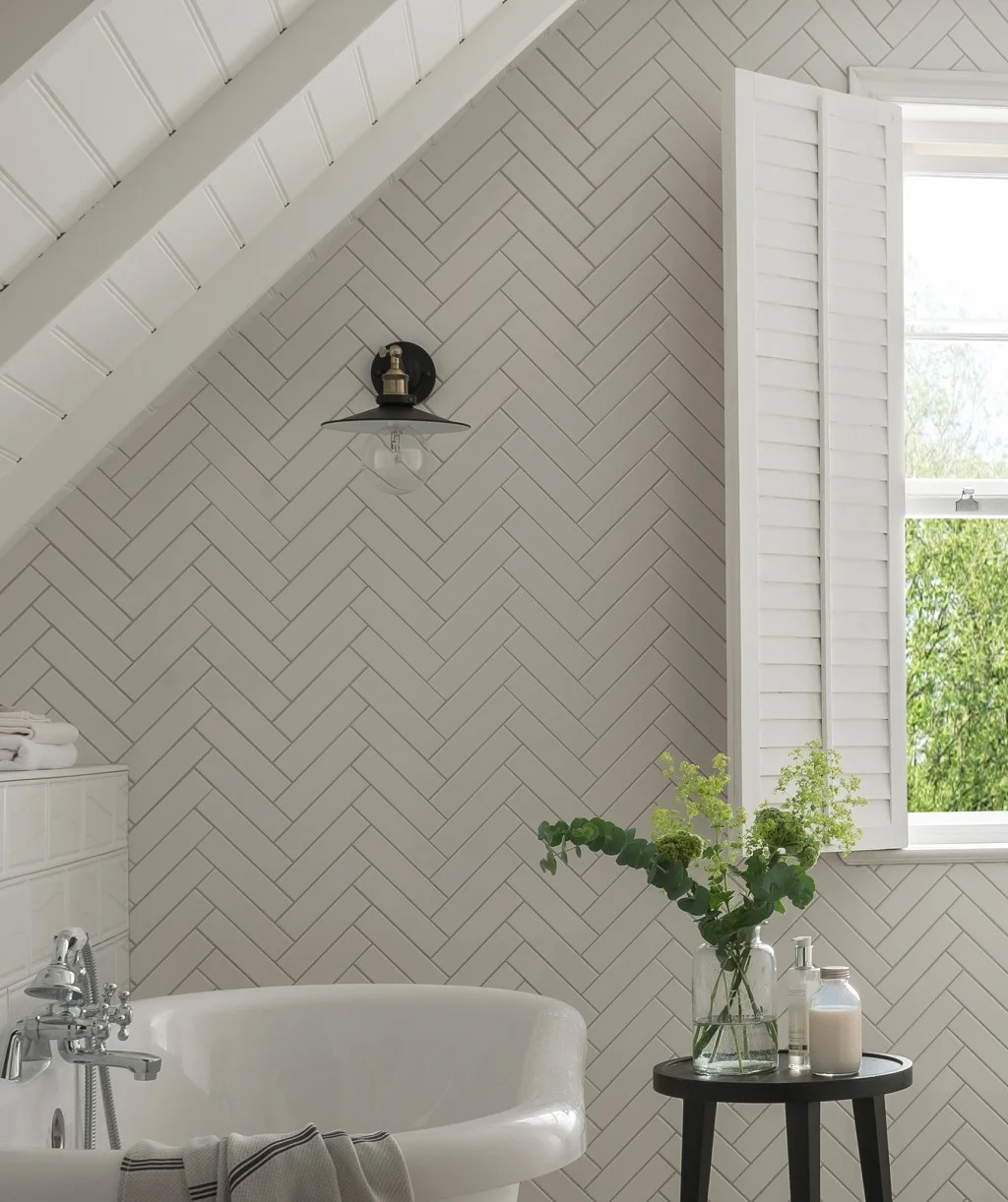 MICROLINE WHITE TILE BY TOPPS TILES