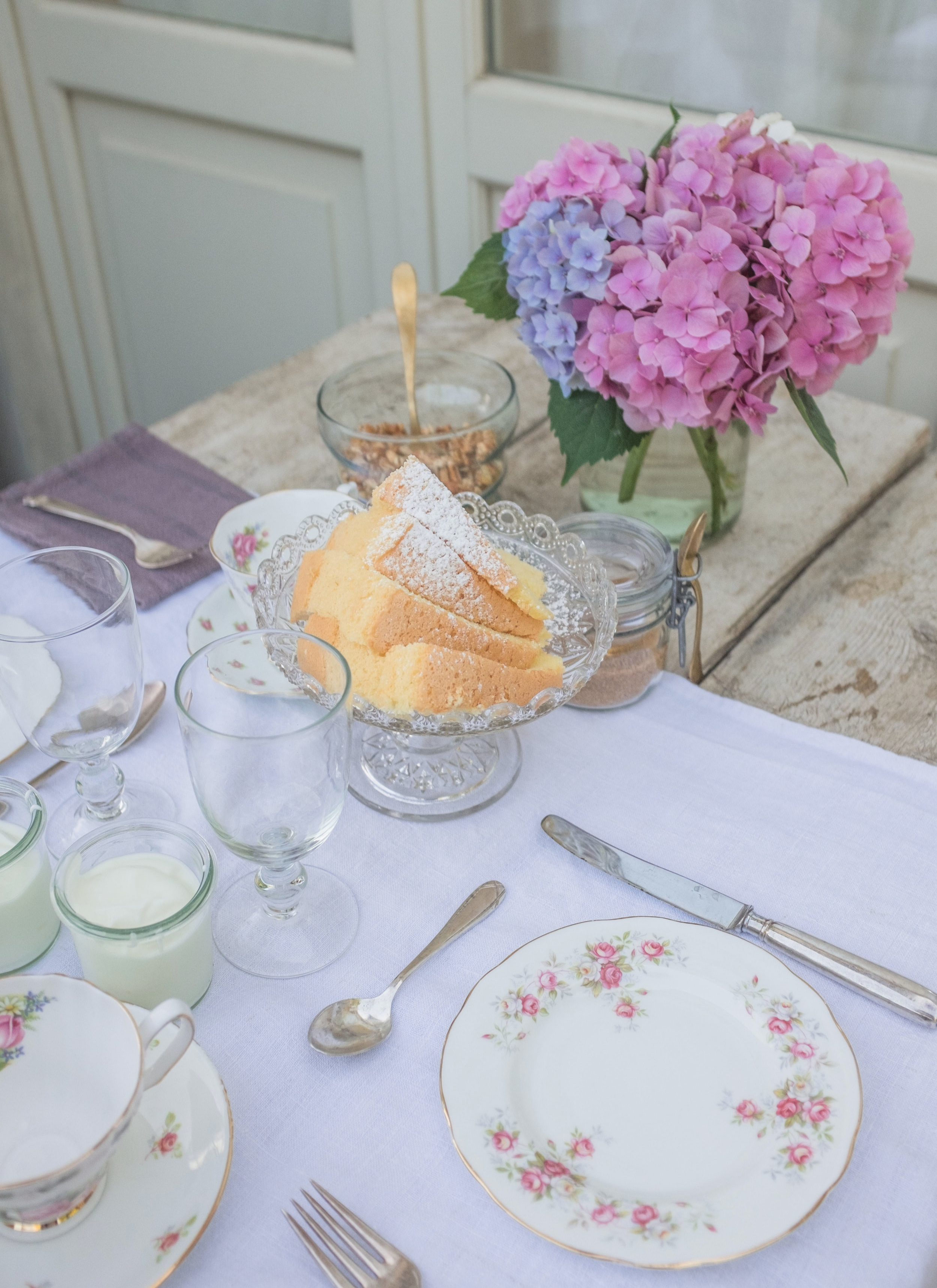 Irene’s famous chiffon cake, as fluffy and airy as a cloud.