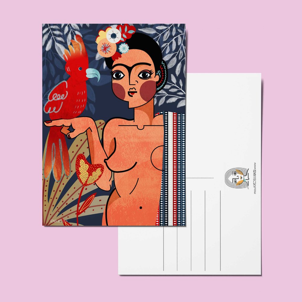 Postcard: Frida