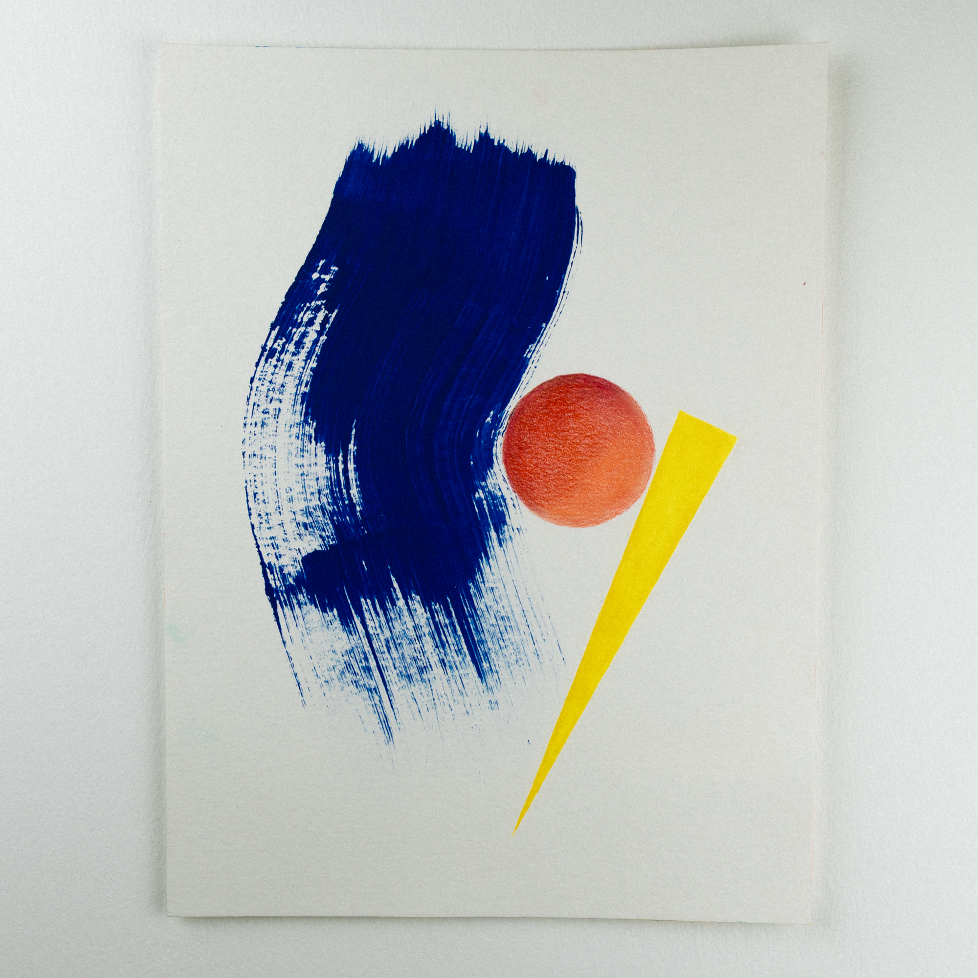 Composition No. 1 (2021) - Original Mixed Media on Paper