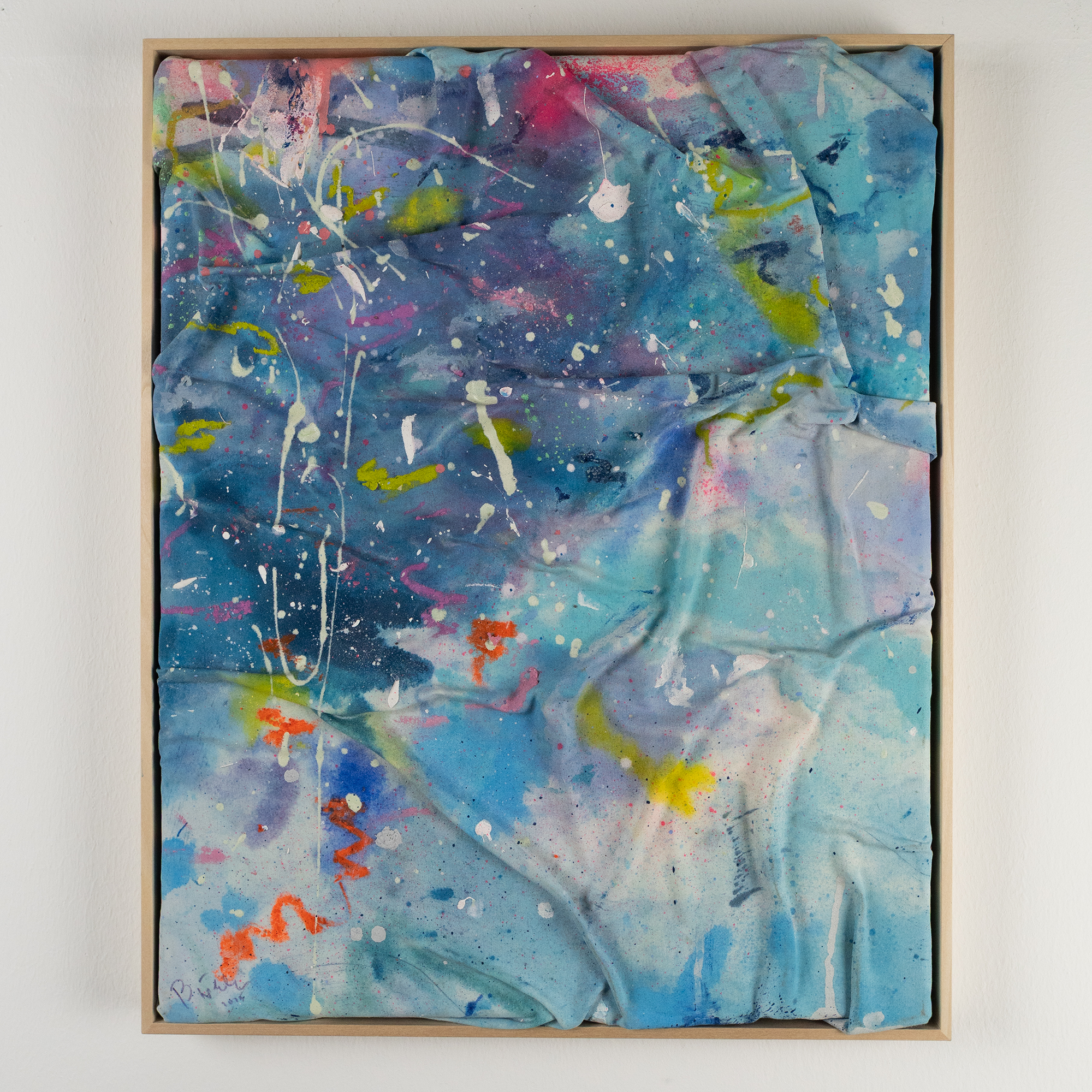 The Jest - Original Mixed Media on Draped Canvas, 2023