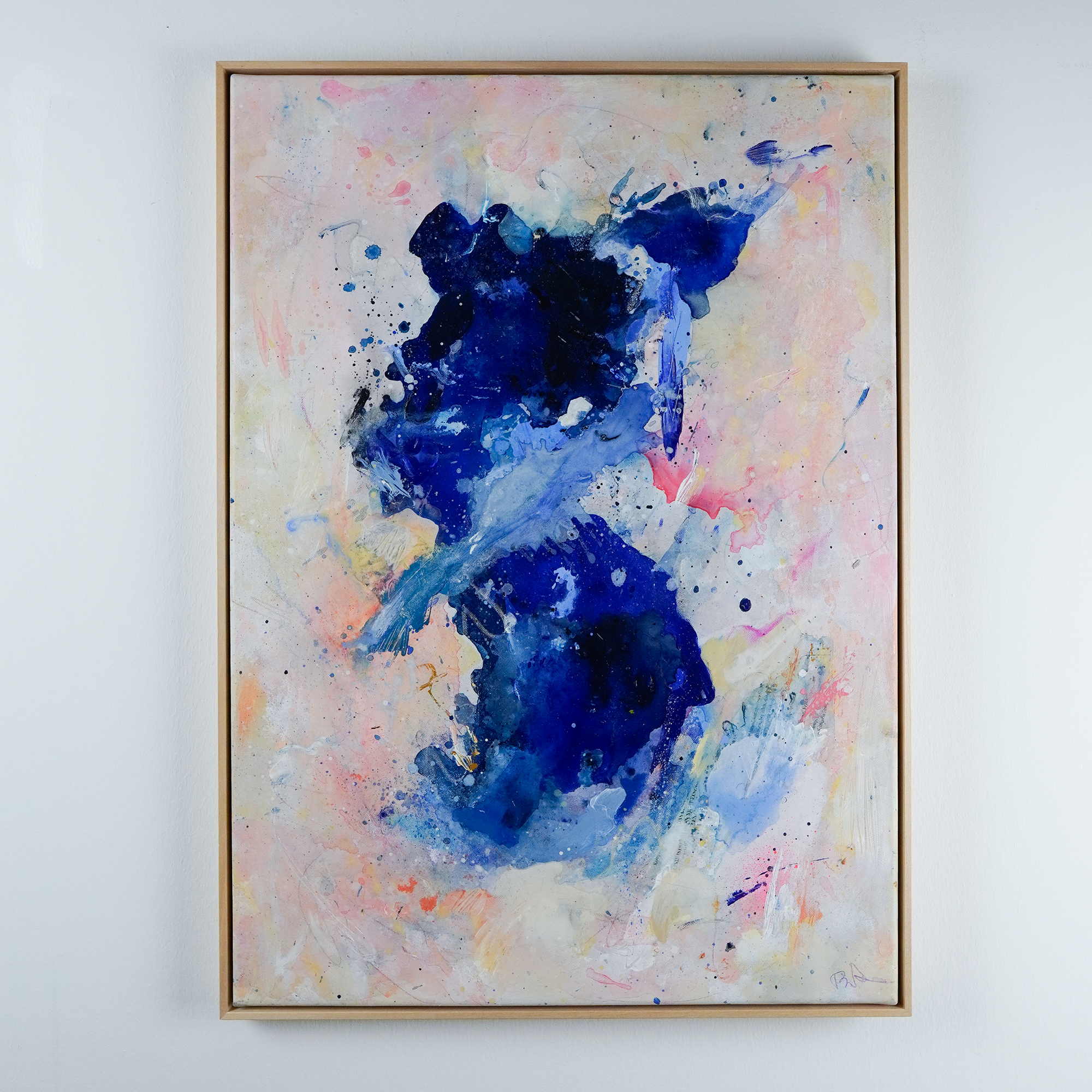 Reliable Narrator 3 - Original Mixed Media on Canvas, 2022