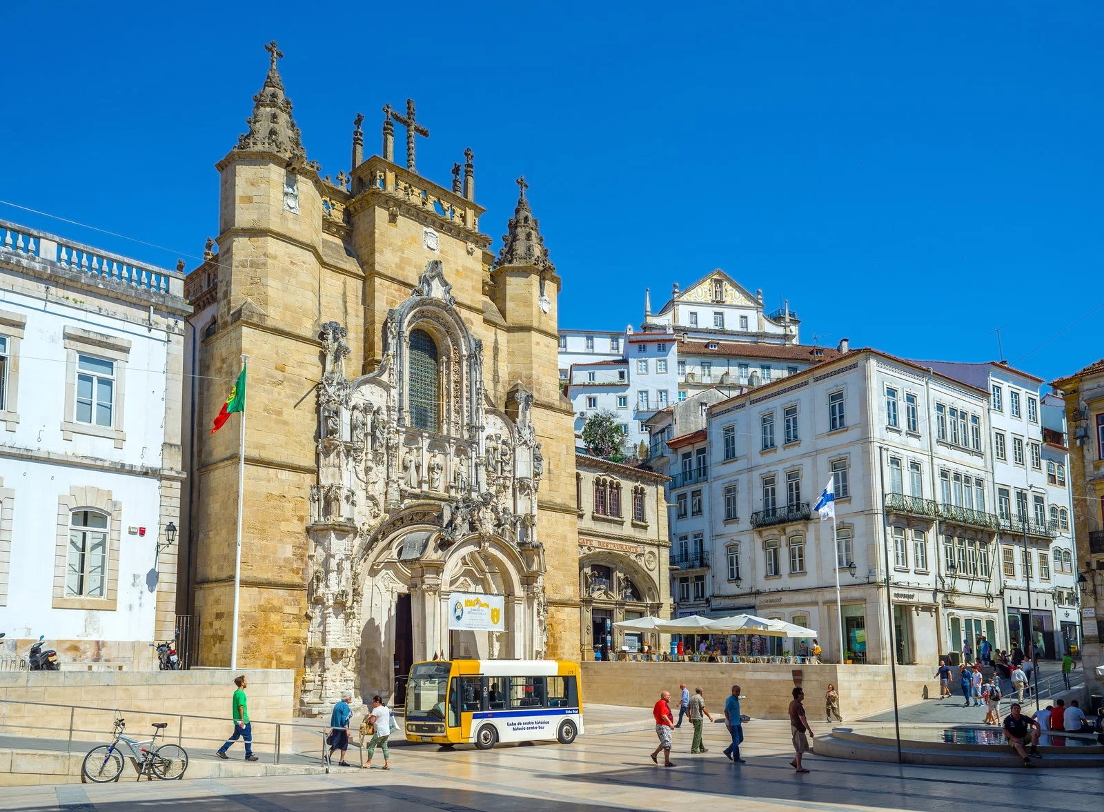 You can’t miss the Monastery of the Holy Cross (Mosteiro de Santa Cruz) when you visit Coimbra