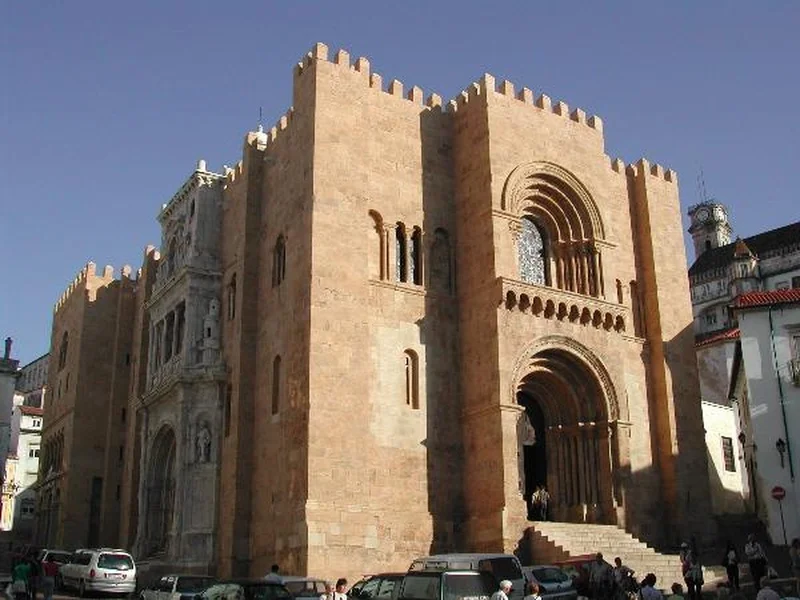 Sé Velha Cathedral of Coimbra has a very specific style