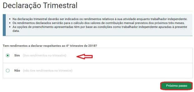 declaration sécurité social Portugal