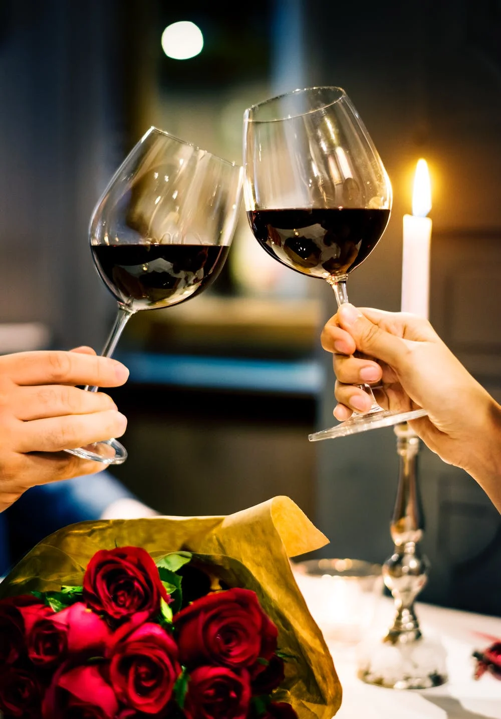 A good romantic day will not be complete without a good dinner