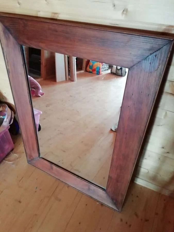 Vend miroir rustique 1m×75 cm