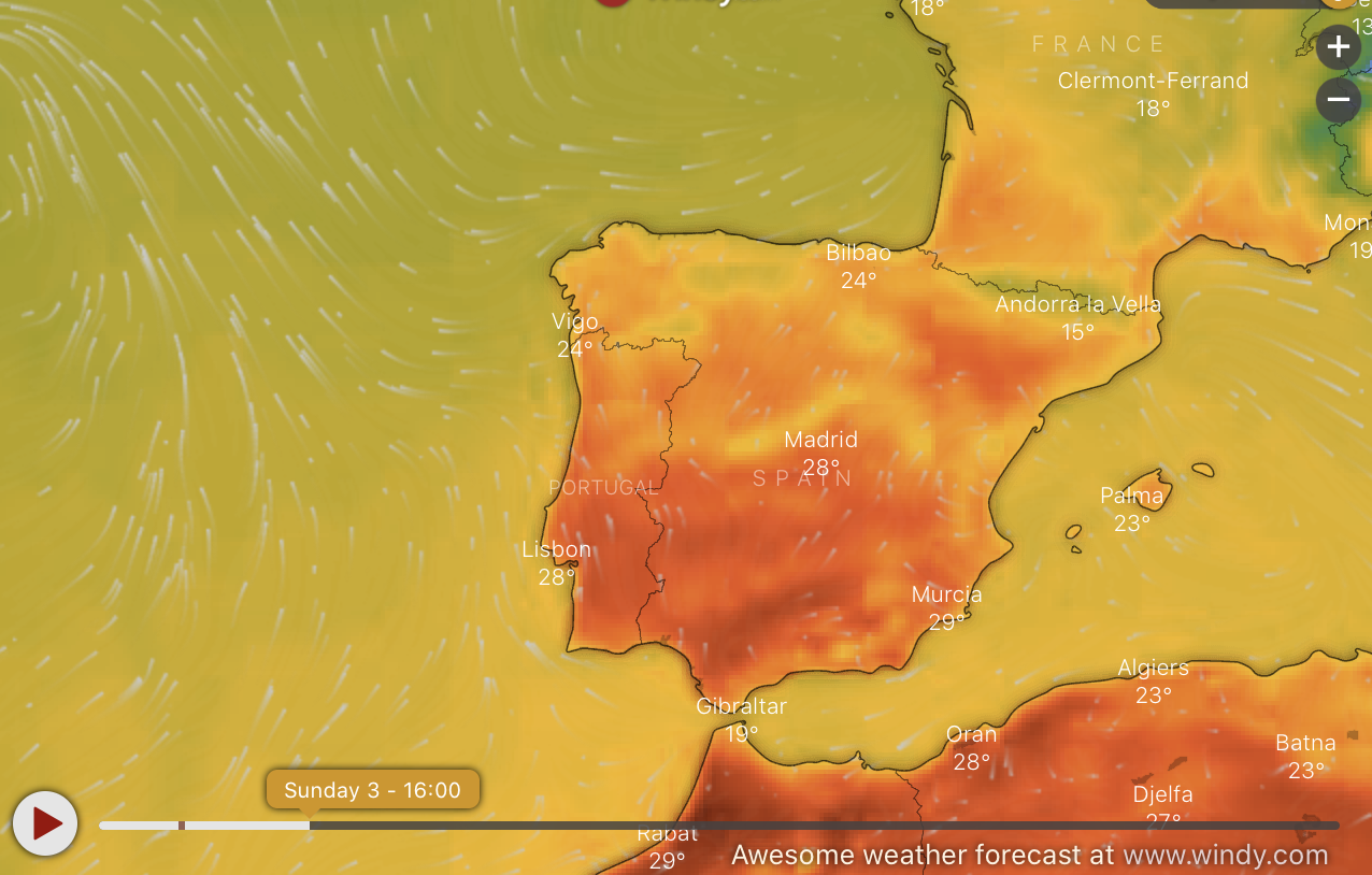 Sahara heat wave hits Portugal: + 37º expected this Sunday, police worried