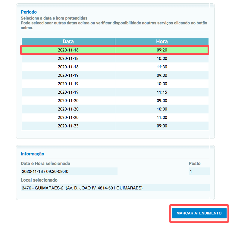 How to make a face-to-face meeting appointment on the Finanças website