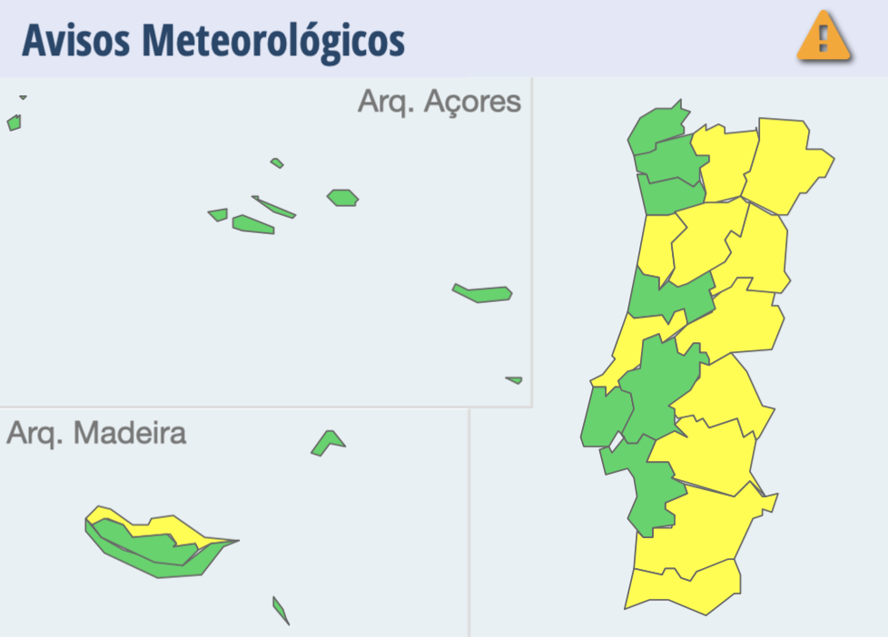 Dix districts du Portugal continental sous alerte météo à cause du froid