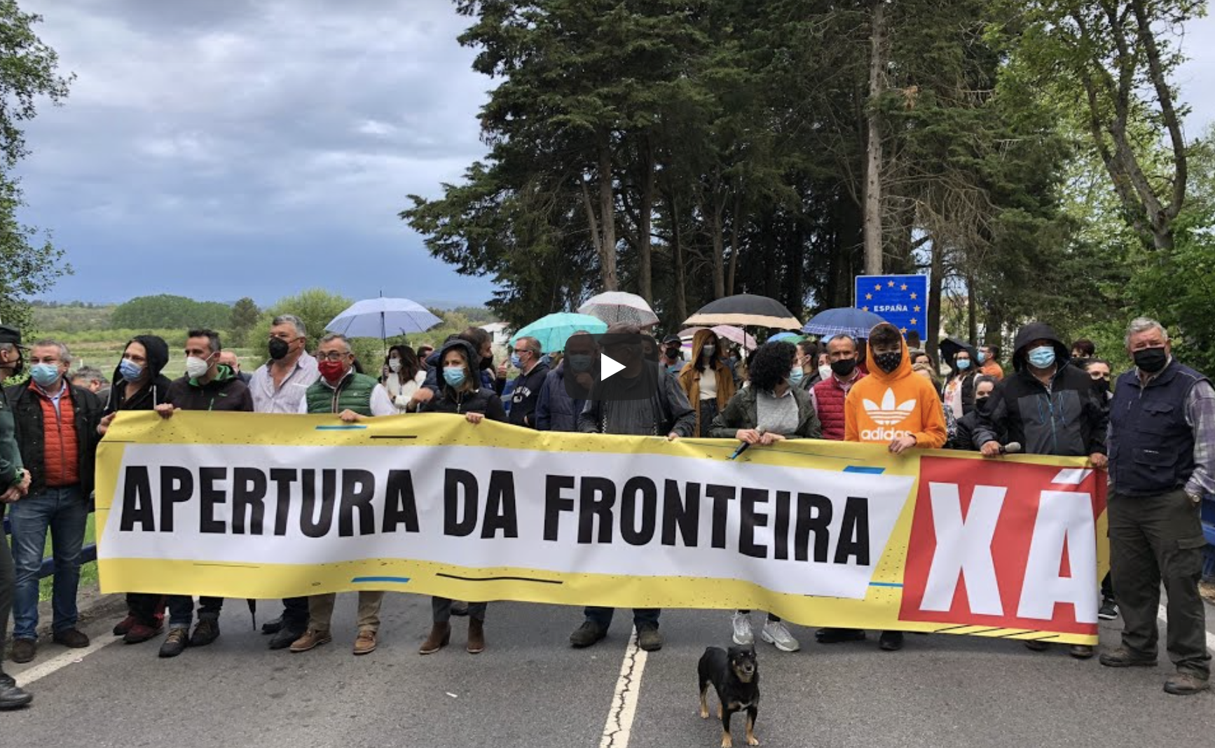Frontière Portugal-Espagne : manifestations des deux côtés pour la réouverture