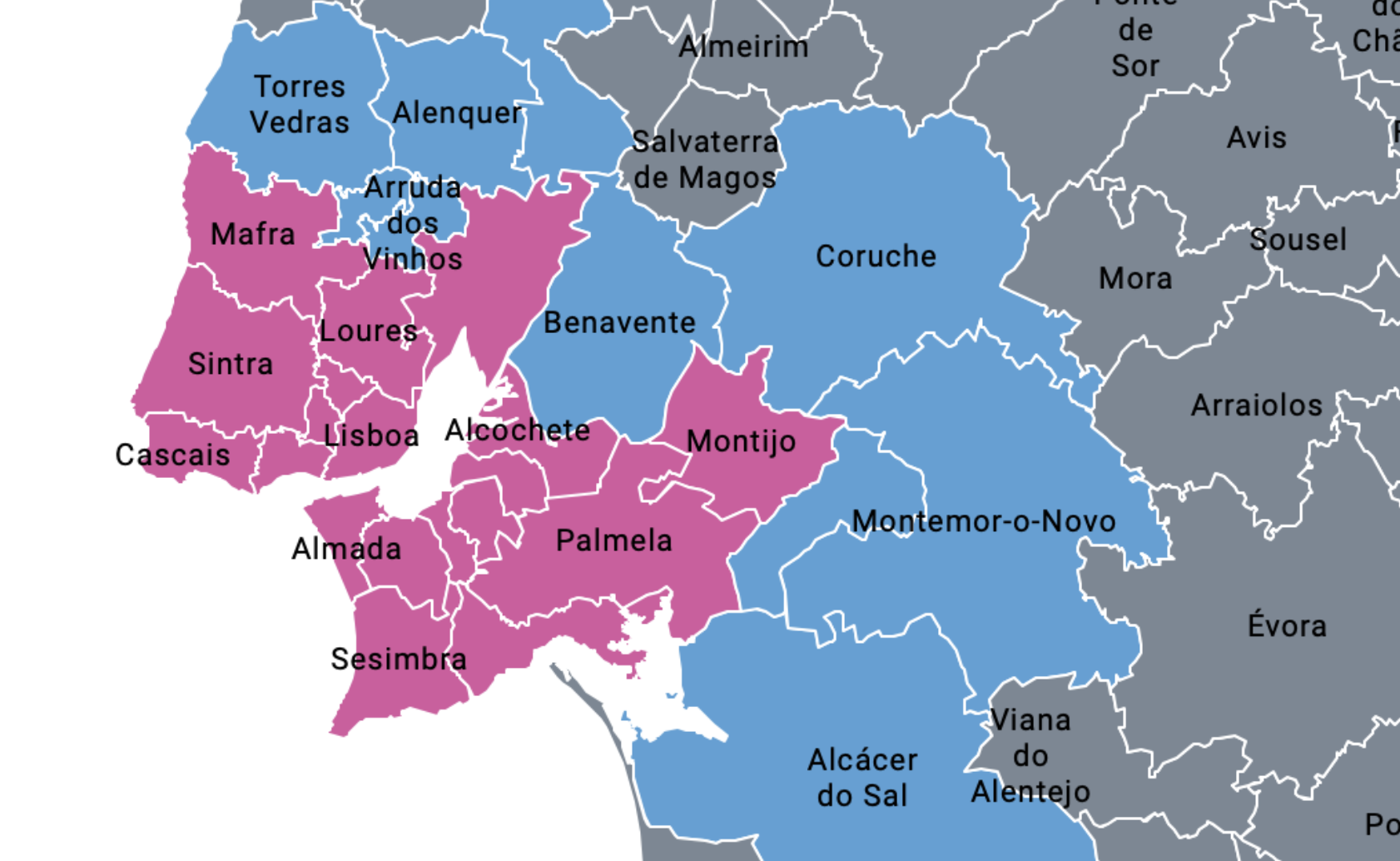 Interdiction d'entrer ou de sortir de l'aire métropoloitaine de Lisbonne pendant le week-end