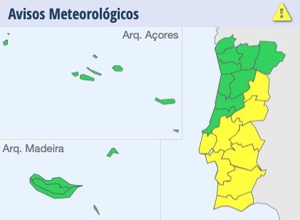 Alerte météo pour fortes chaleurs dans 9 districts du Portugal