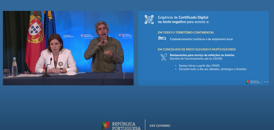 Le Portugal impose le passeport vaccinal ou test négatif pour aller au restaurant ou à l'hôtel, Porto et l'Algarve reculent dans le déconfinement