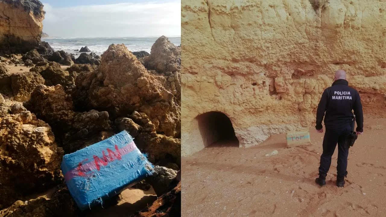 Des centaines de kilos de cannabis continuent de s'échouer sur les plages d'Algarve