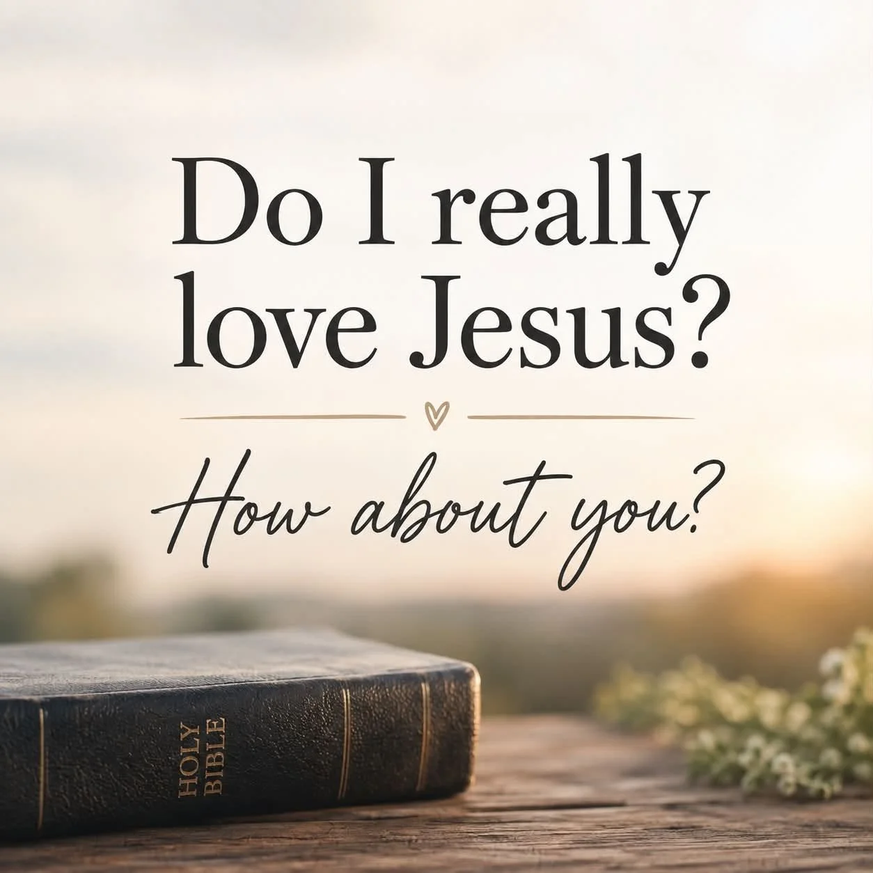      

 
   Sweet friends, do you love Jesus? I mean, in describing you, would others instantly say, “She loves Jesus” or “He loves Jesus”? 
 




















  
  



    










































  

    
  
     

      

    