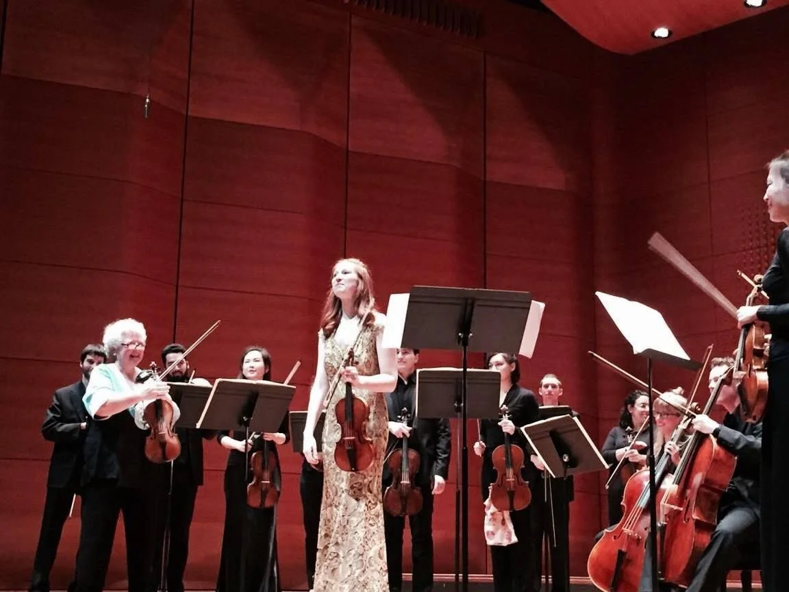 Augusta is concertmaster of Opera Fuoco